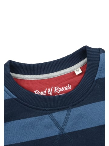 Band of Rascals Sweat " Striped " in blau