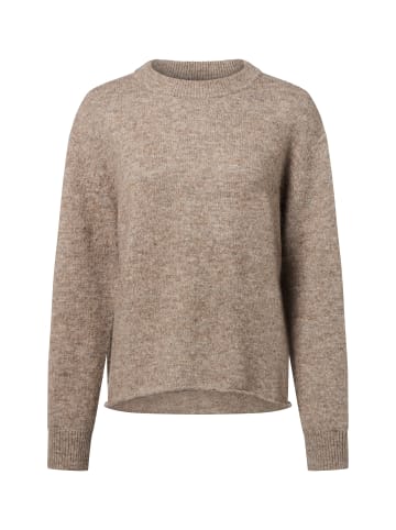 Marie Lund Strickpullover in taupe - 0004