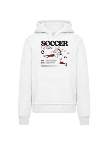 F4NT4STIC Hoodie Soccer Vibes Sport Fan in weiß