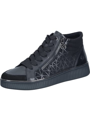 remonte Freizeit Stiefeletten in schwarz/schwarz/schwarz