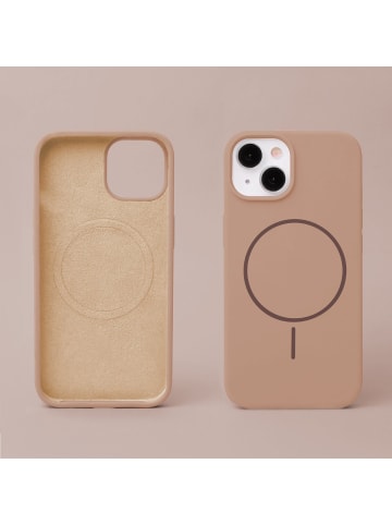 COFI 1453 TFO Silicone Thin Mag kompatibel mit Apple iPhone 16e / iPhone in Braun