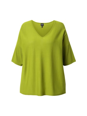 Ulla Popken Pullover in grasgrün
