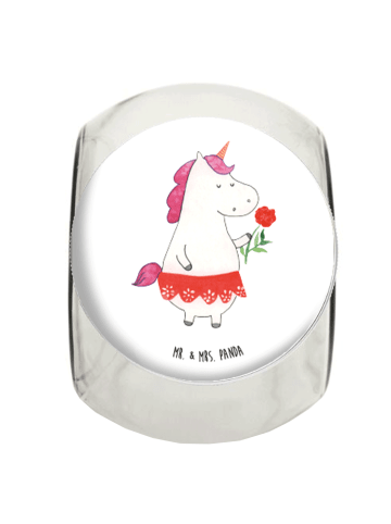 Mr. & Mrs. Panda Bonboniere Einhorn Dame ohne Spruch in Weiß