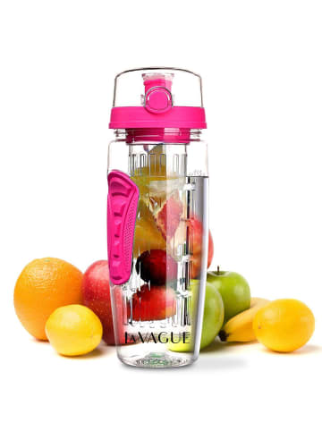 LA VAGUE VITALITY Trinkflasche mit Einsatz in pink