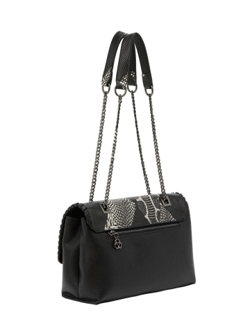 faina Women Flap Bag in Black