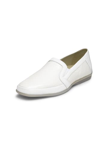 VITAFORM Echt Leder & vitaform Stretch Slipper in weiß
