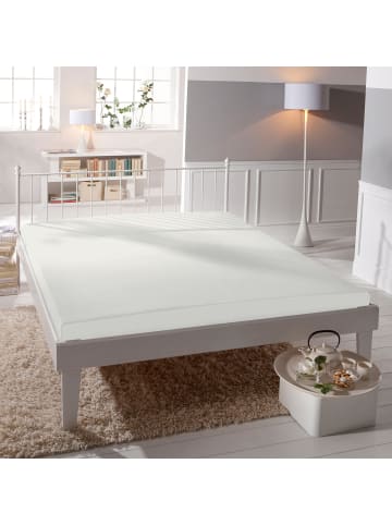 Bassetti Single-Jersey Spannbettlaken in weiß