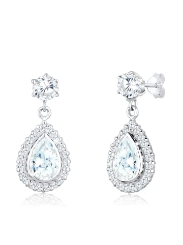 Elli Ohrringe 925 Sterling Silber Tropfen in Silber