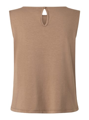 More & More glitzerndes Top, Pailletten in brown