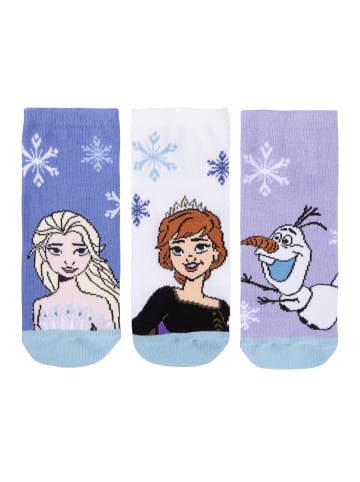 Disney Frozen 5er Pack Disney Die Eiskönigin Socken Frozen Kindersocken Söckchen in lila
