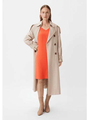 comma Kleid kurz in Orange