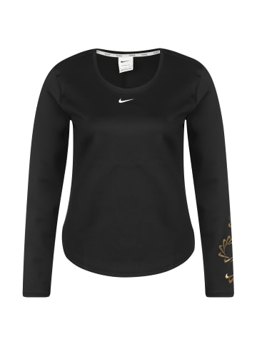 Nike Performance Longsleeve Therma-FIT One in schwarz / gold