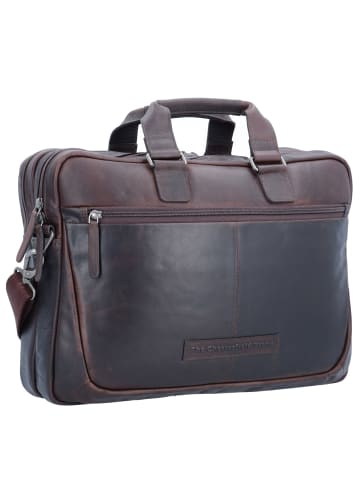 The Chesterfield Brand Wax Pull Up Aktentasche Leder 40 cm Laptopfach brown
