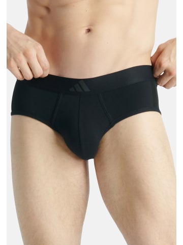 Adidas Sportswear Slip / Unterhose Active Flex Cotton 3 Stripes in Schwarz / weiß