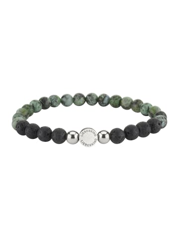 LIEBESKIND BERLIN Armschmuck The African Turquoise meets Lava Stone in grün