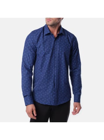 HopenLife Hemd HIDAN in Navy blau