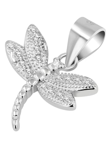 Adeliás Damen Anhänger – Anhänger aus 925 Silber mit Zirkonia in silber