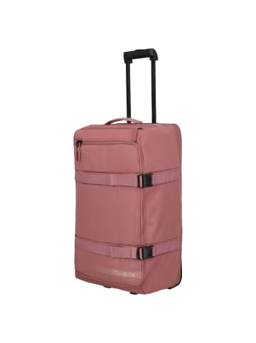 travelite Kick-Off - Rollenreisetasche L 68 cm (schwarz) in rose