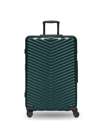 Redolz Essentials 18 4 Rollen Trolley 76 cm mit Dehnfalte in Metallic-Green Shiny