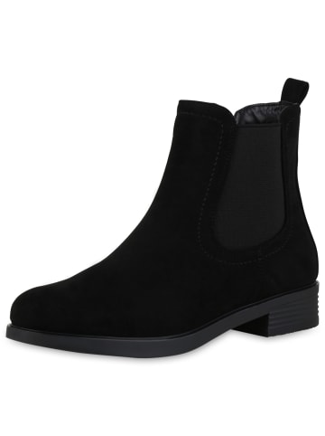 VAN HILL Chelsea Boots Eleanor in Schwarz