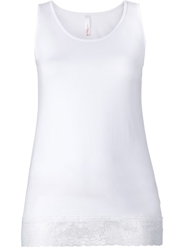 sheego Longtop in weiß