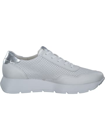 Paul Green Schnürschuhe in white/alu