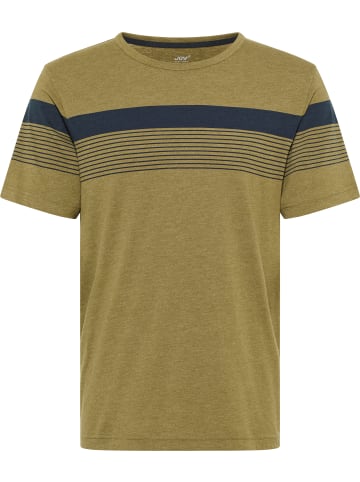 Joy Sportswear Rundhalsshirt MATTIA in fern green melange