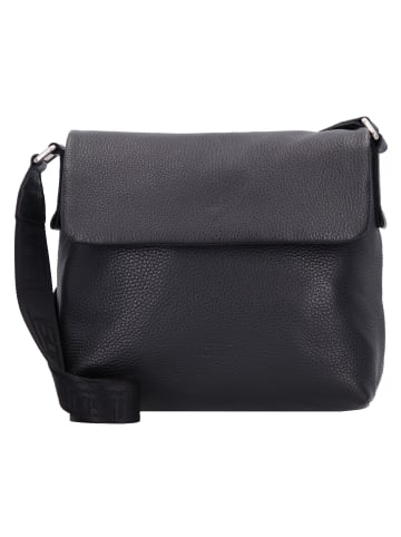 Jost Vika Umhängetasche Leder 25 cm in schwarz