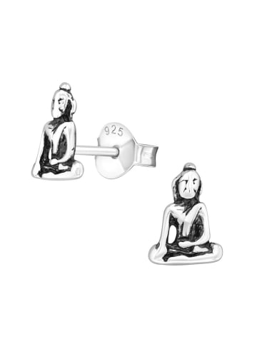 Bungsa Ohrstecker in Silber