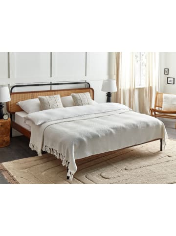 Beliani Kuscheldecke CHAOHANI in Weiß - (W) 200 x (L) 220 cm