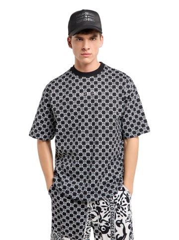 Carlo Colucci T-Shirt Federspiel in Black
