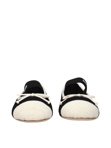 Miu Miu Schwarz Stoff Ballerinas