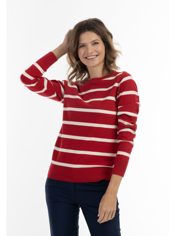 usha BLUE LABEL Strick Pullover in Rot Creme