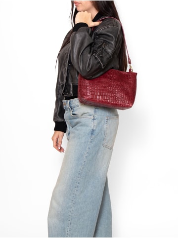 Gave Lux Shultertasche in BURGUNDY