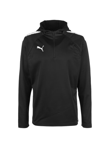 Puma Sweatshirt TeamLIGA  Fleece in schwarz / weiß