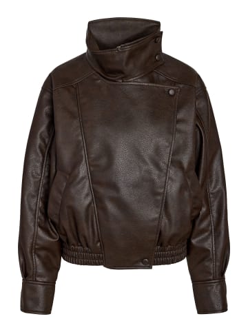 Noisy may Kunstlederjacke in Demitasse1