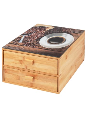 bremermann Kaffeekapsel-Box 33,5 x 22 x 34 cm in Braun