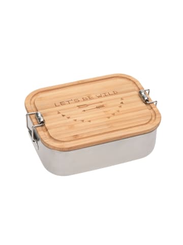 Lässig Lässig Brotdose Kinder - Edelstahl Lunchbox, Bamboo Adventure
