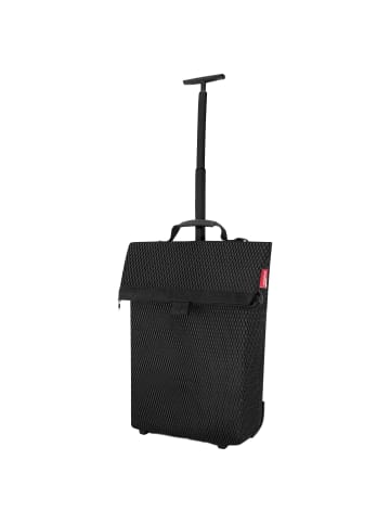 Reisenthel trolley M - Einkaufstrolley 53 cm (herringbone mokka) in mesh black