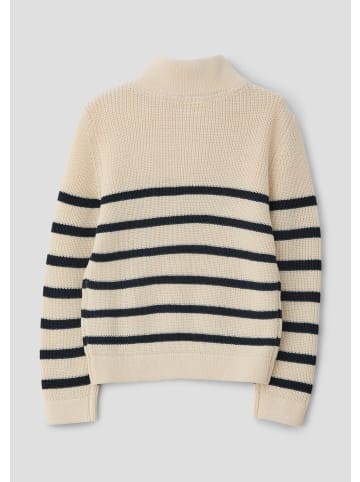 s.Oliver Strickpullover langarm in Beige-schwarz