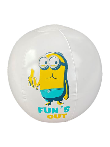 ONOMATO! Wasserball aufblasbar Minions 30cm in Weiß