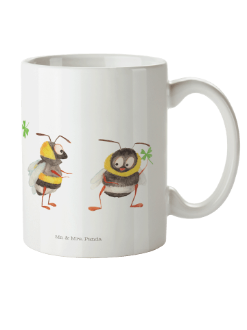Mr. & Mrs. Panda Kinderpott Hummeln Kleeblatt ohne Spruch in Weiß