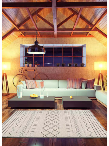 Atticgo Kurzflor-Teppich AKKA in weiß