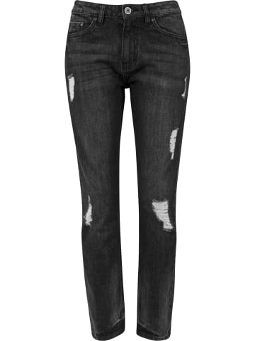 Urban Classics Boyfriend Jeans in black washed