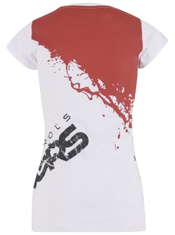 DNGRS Dangerous T-Shirt in white/red clay