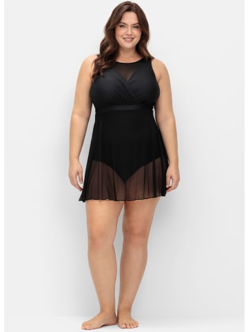 sheego Badekleid in schwarz
