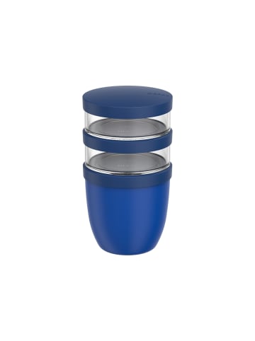 Mepal Lunchpot Ellipse 500 ml + 2x 200 ml in Vivid Blue