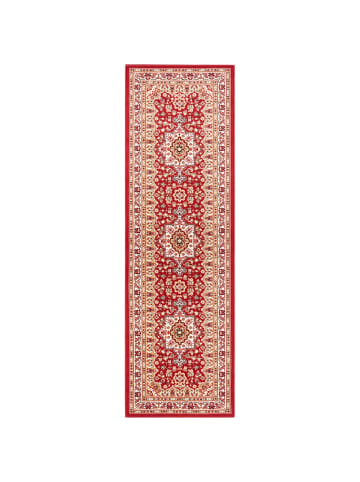 Nouristan Orientalischer Kurzflor Teppich Parun Täbriz Rot
