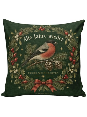 Mr. & Mrs. Panda Deko Kissen Weihnachtskissen Vintage Design mit... in Weiß