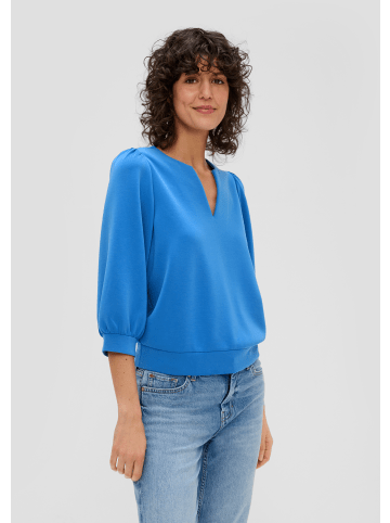 S. Oliver Sweatshirt 3/4 Arm in Blau